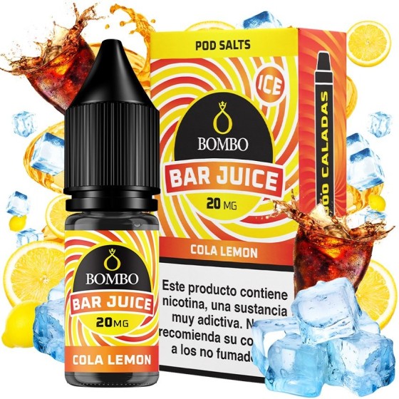 COLA LEMON ICE NICSALT 10ML 20MG BAR JUICE BOMBO