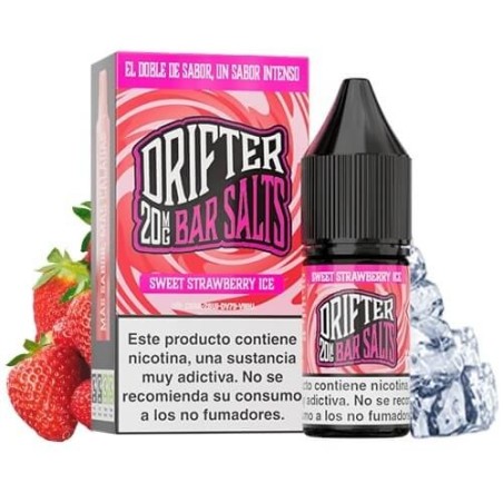 SWEET STRAWBERRY ICE NIC SALT 10ML 20MG DRIFTER BAR