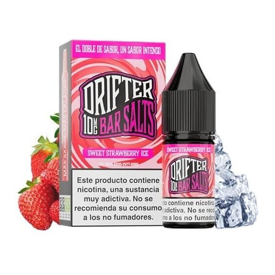 SWEET STRAWBERRY ICE NIC SALT 10ML 10MG DRIFTER BAR