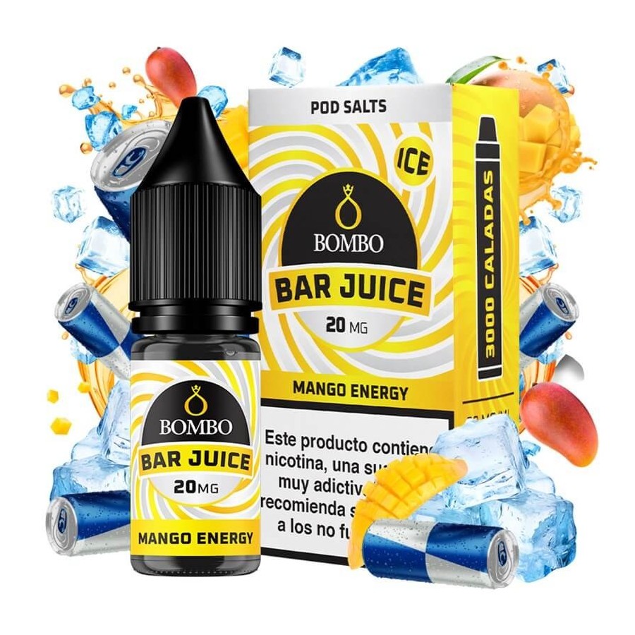MANGO ENERGY ICE NICSALT 10ML 20MG BAR JUICE BOMBO