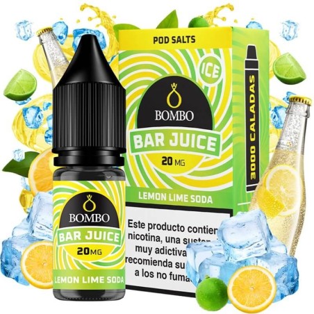 LEMON LIME SODA ICE NICSALT 10ML 20MG BAR JUICE BOMBO