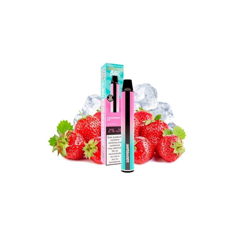 DESECHABLE STRAWBERRY ICE DRIPPED BAR 20MG