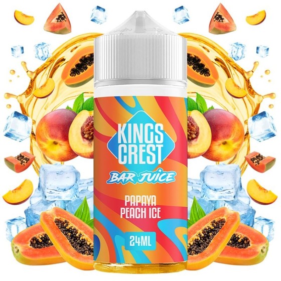 AROMA PAPAYA PEACH ICE 24ML LONGFILL KINGS CREST