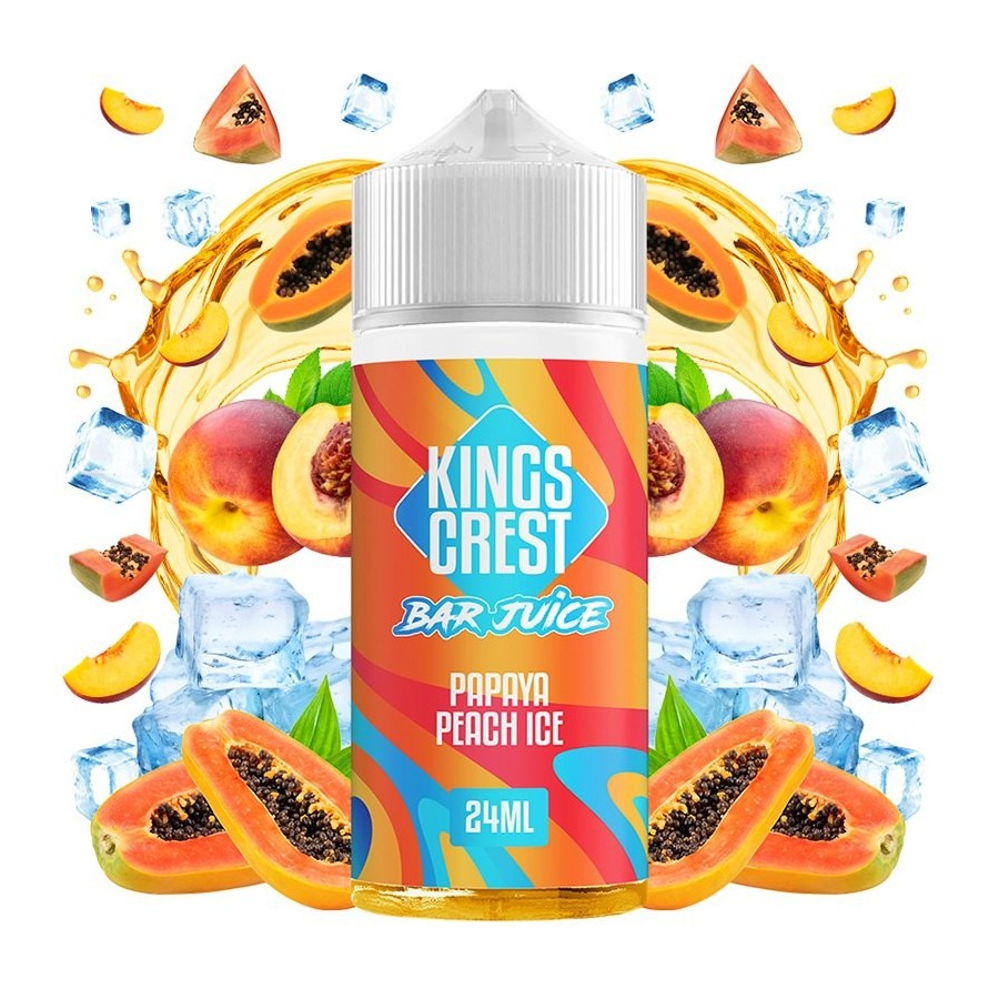 AROMA PAPAYA PEACH ICE 24ML LONGFILL KINGS CREST