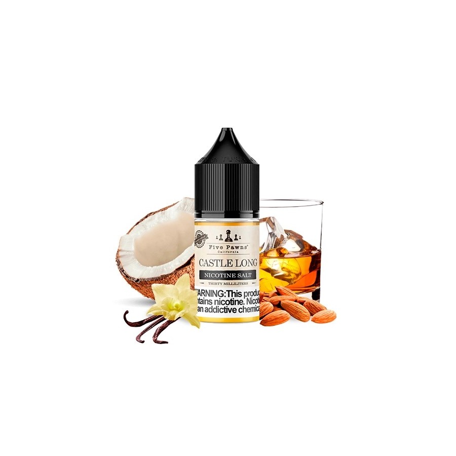 CASTLE LONG NIC SALT 10ML 20MG FIVE PAWNS
