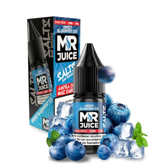 SWEET BLUEBERRY ICE NIC SALT 10ML 20MG MR JUICE