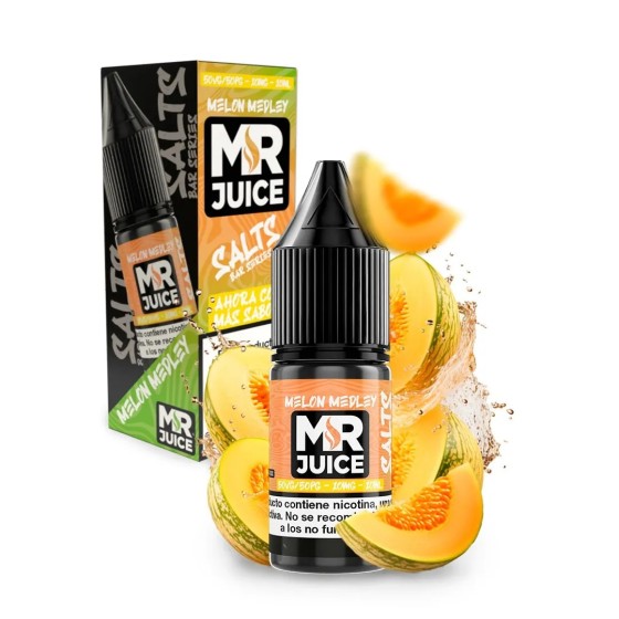 MELON MEDLEY NIC SALT 10ML 10MG MR JUICE