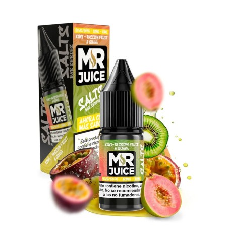KIWI PASSION FRUIT GUAVA NIC SALT 10ML 10MG MR JUICE
