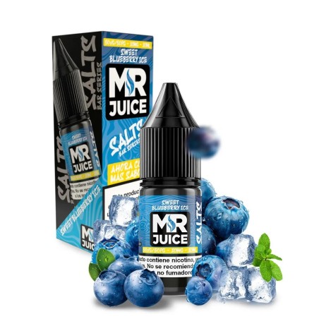 SWEET BLUEBERRY ICE NIC SALT 10ML 10MG MR JUICE