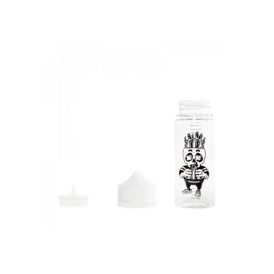BOTELLA GRADUADA CHUBBY 120ML OPEN SKULL