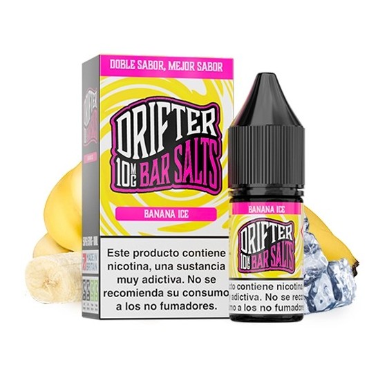 BANANA ICE NIC SALT 10ML 10MG DRIFTER BAR