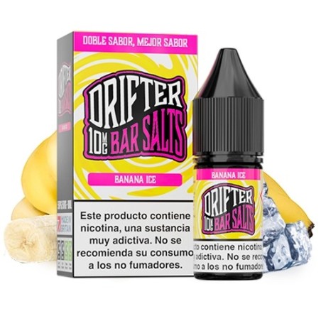 BANANA ICE NIC SALT 10ML 10MG DRIFTER BAR