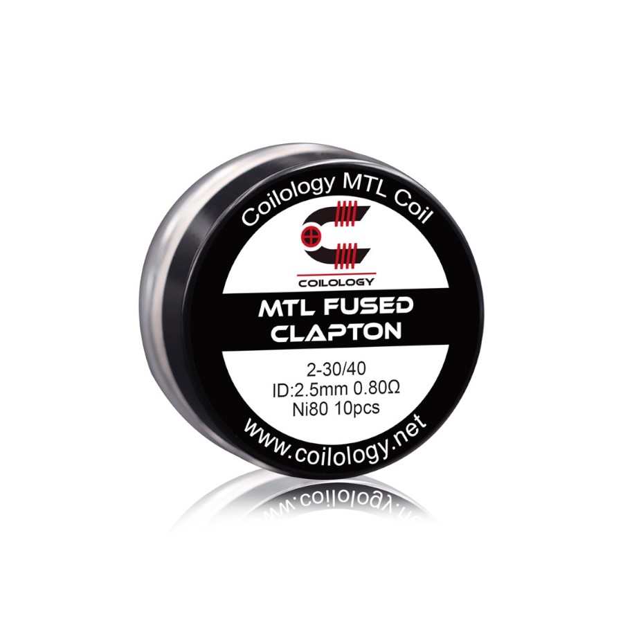 RESISTENCIA MTL FUSED CLAPTON NI80 0.8 OHM COILOLOGY