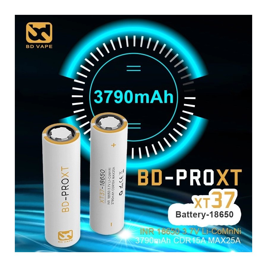 BD PRO XT37 18650 3790 MAh BD VAPE