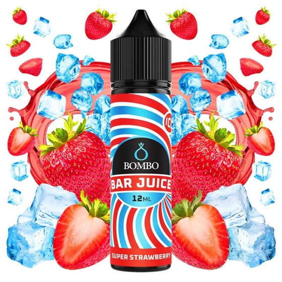 AROMA SUPER STRAWBERRY ICE 12ML LONGFILL BOMBO BAR JUICE