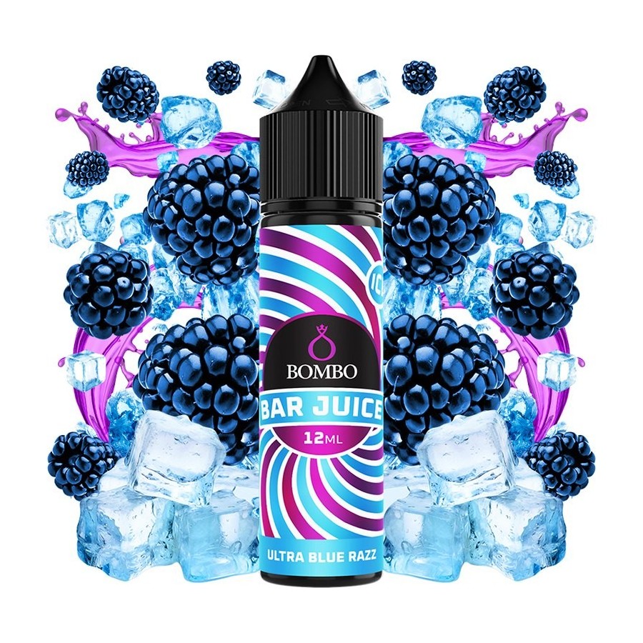 AROMA ULTRA BLUE RAZZ ICE 12ML LONGFILL BOMBO BAR JUICE