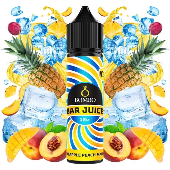 AROMA PINEAPPLE PEACH MANGO ICE 12ML LONGFILL BOMBO BAR JUICE