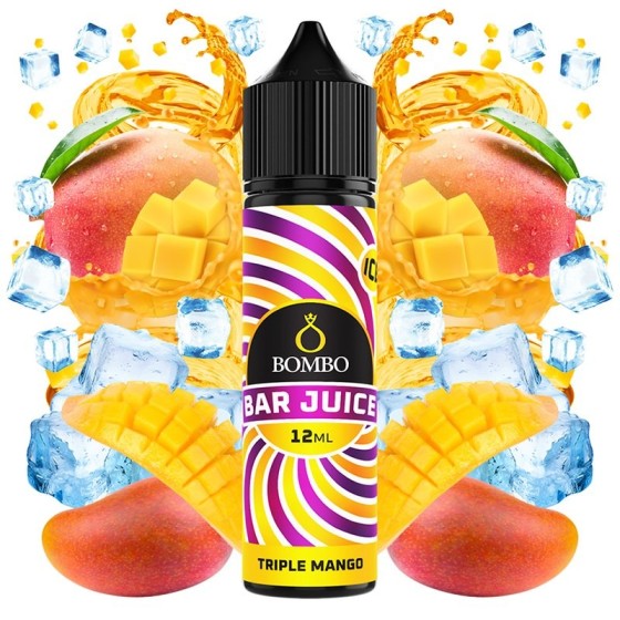 AROMA TRIPLE MANGO ICE 12ML LONGFILL BOMBO BAR JUICE