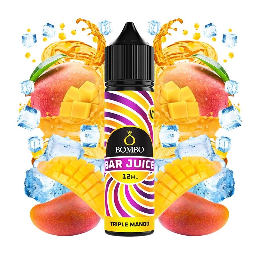 AROMA TRIPLE MANGO ICE 12ML LONGFILL BOMBO BAR JUICE