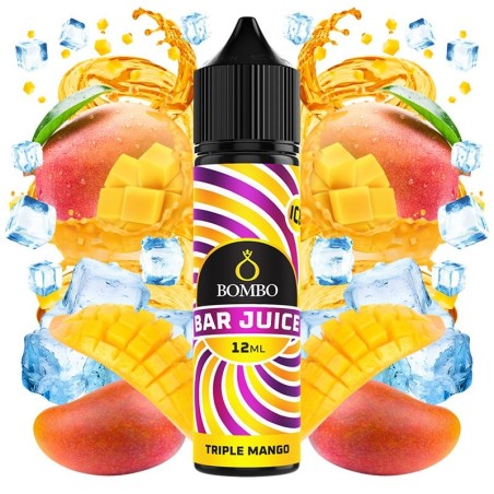AROMA TRIPLE MANGO ICE 12ML LONGFILL BOMBO BAR JUICE