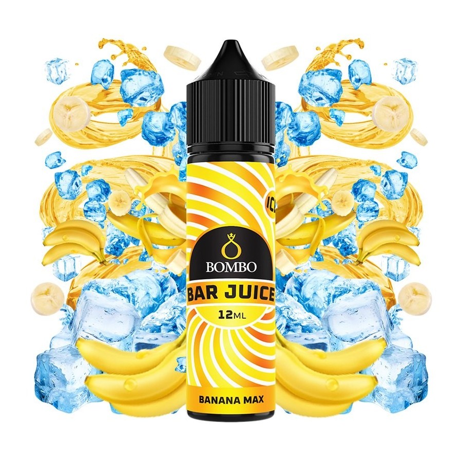 AROMA BANANA MAX ICE 12ML LONGFILL BOMBO BAR JUICE
