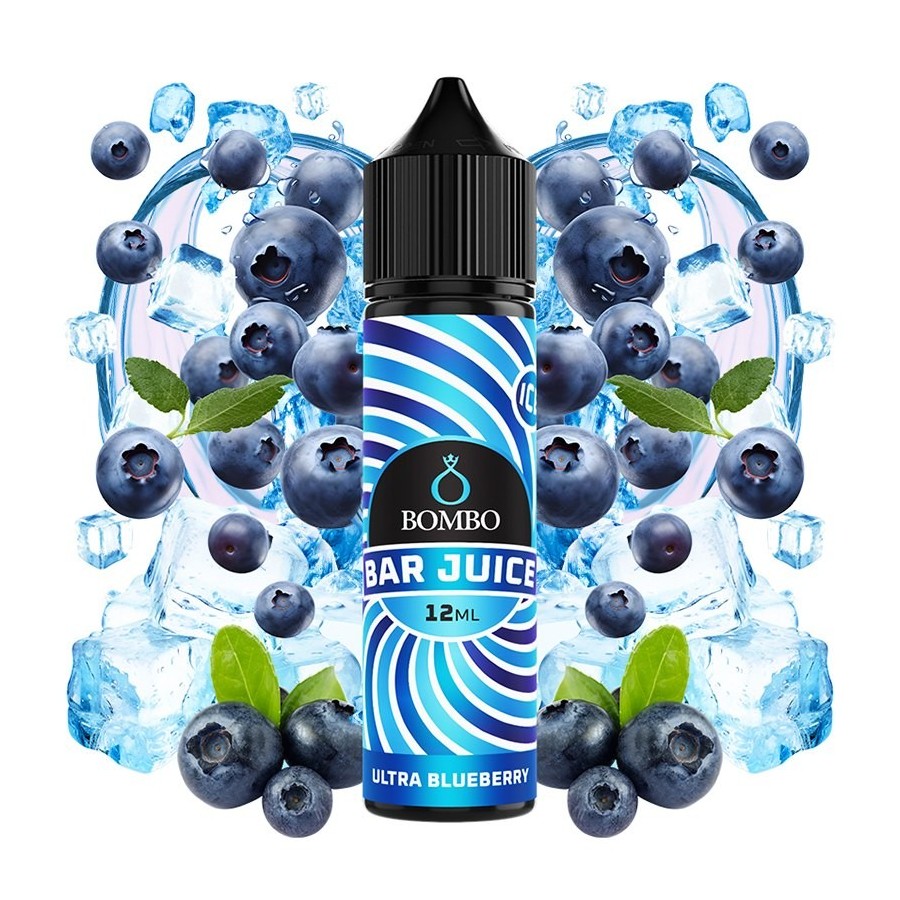 AROMA ULTRA BLUEBERRY ICE 12ML LONGFILL BOMBO BAR JUICE