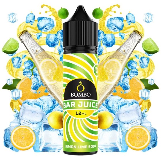 AROMA LEMON LIME SODA ICE 12ML LONGFILL BOMBO BAR JUICE