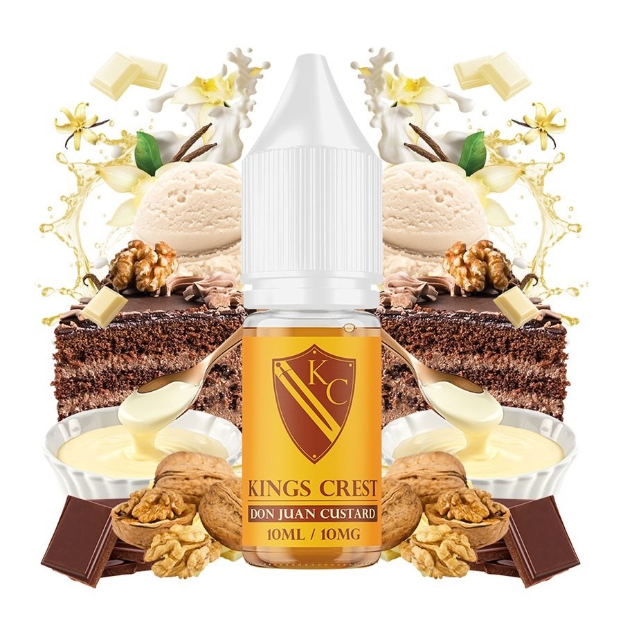 DON JUAN CUSTARD NIC SALT 10ML 20MG KINGS CREST BOMBO