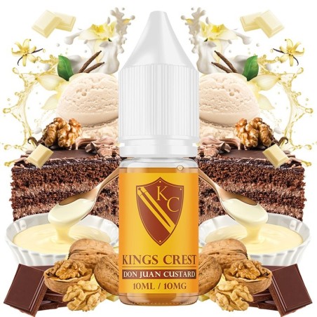 DON JUAN CUSTARD NIC SALT 10ML 20MG KINGS CREST BOMBO