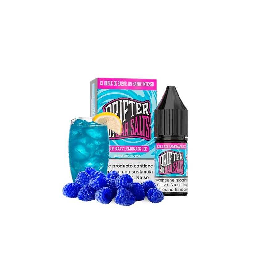 BLUE RAZZ LEMONADE ICE NIC SALT 10ML 20MG DRIFTER