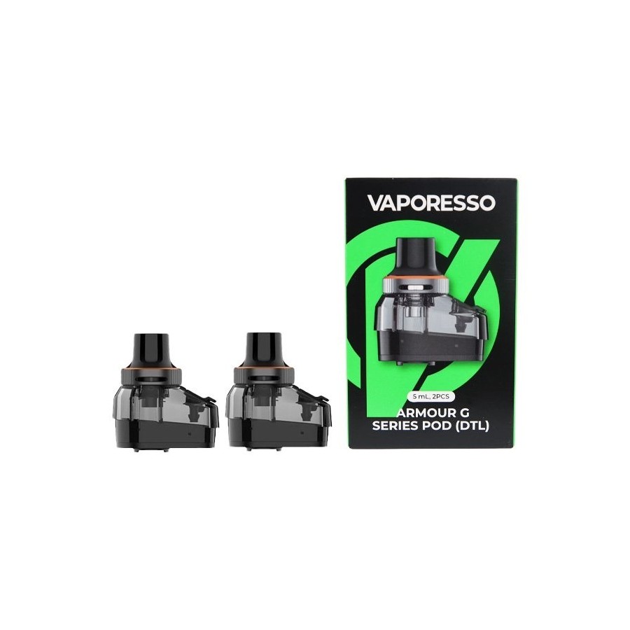 DEPÓSITO CARTUCHO ARMOUR G SERIES DTL 5ML VAPORESSO 2 UDS.