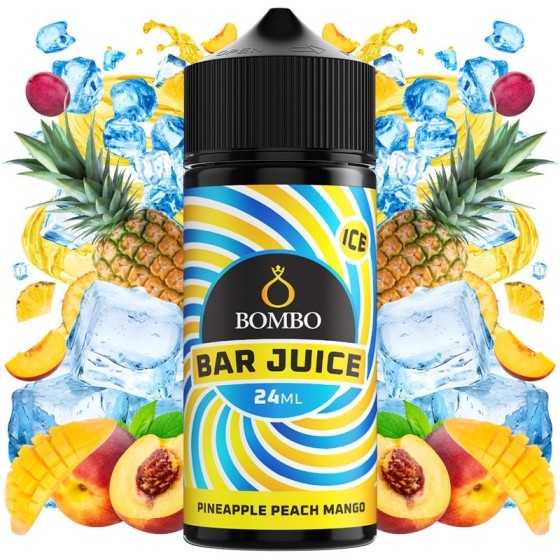 AROMA PINEAPPLE PEACH MANGO 24ML LONGFILL BAR JUICE BOMBO