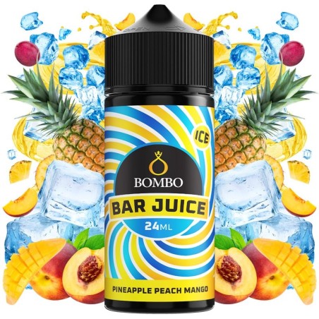 AROMA PINEAPPLE PEACH MANGO 24ML LONGFILL BAR JUICE BOMBO