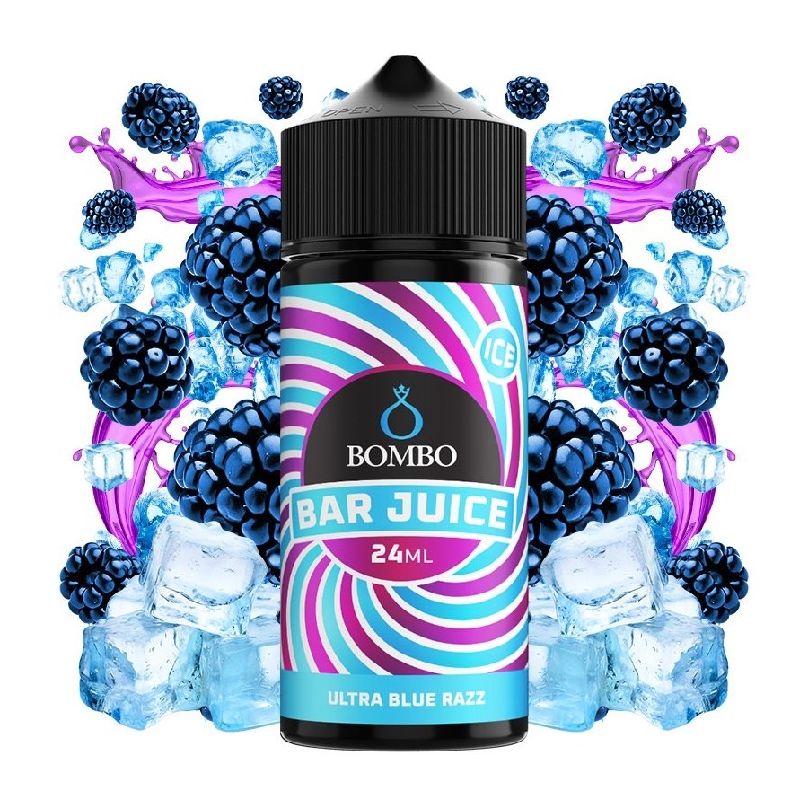AROMA ULTRA BLUE RAZZ ICE 24ML AROMA LONGFILL BAR JUICE BOMBO