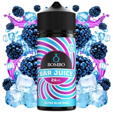 AROMA ULTRA BLUE RAZZ ICE 24ML AROMA LONGFILL BAR JUICE BOMBO