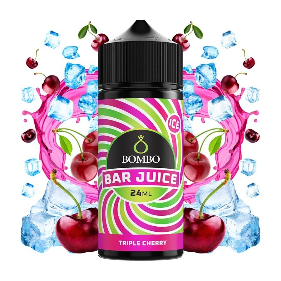 AROMA TRIPLE CHERRY ICE 24ML LONGFILL BAR JUICE BOMBO