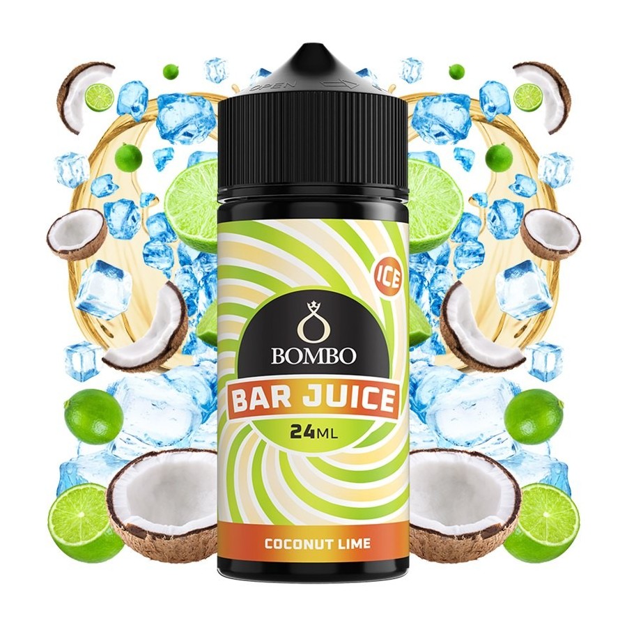 COCONUT LIME ICE 24ML AROMA LONGFILL BAR JUICE BOMBO