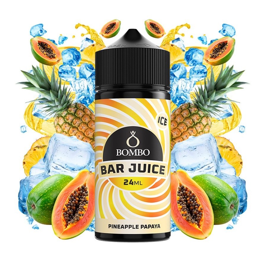 AROMA PINEAPPLE PAPAYA ICE 24ML AROMA LONGFILL BAR JUICE BOMBO