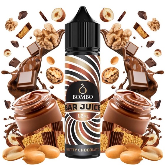 AROMA NUTTY CHOCOLATE 12ML LONGFILL BOMBO BAR JUICE