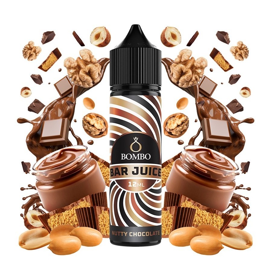 AROMA NUTTY CHOCOLATE 12ML LONGFILL BOMBO BAR JUICE