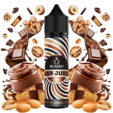 AROMA NUTTY CHOCOLATE 12ML LONGFILL BOMBO BAR JUICE