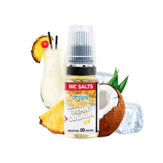 PIÑA COLADA ICE BAR JUICE NIC SALT 10MG 10ML DROPS