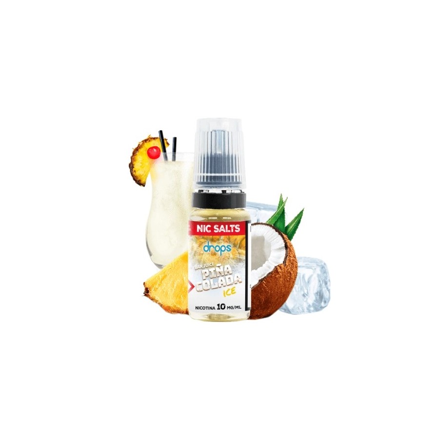PIÑA COLADA ICE BAR JUICE NIC SALT 10MG 10ML DROPS