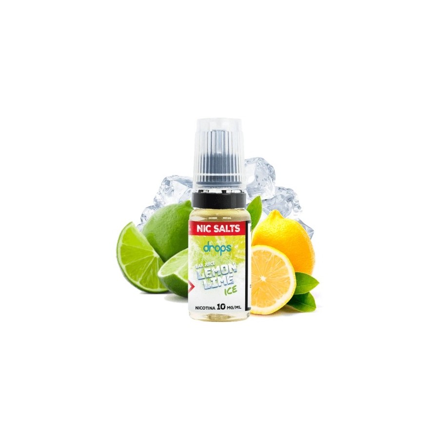 LEMON LIME ICE BAR JUICE NIC SALT 20MG 10ML DROPS