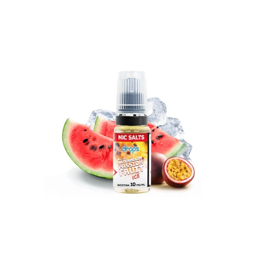 WATERMELON PASSION FRUIT ICE BAR JUICE NIC SALT 20MG 10ML DROPS