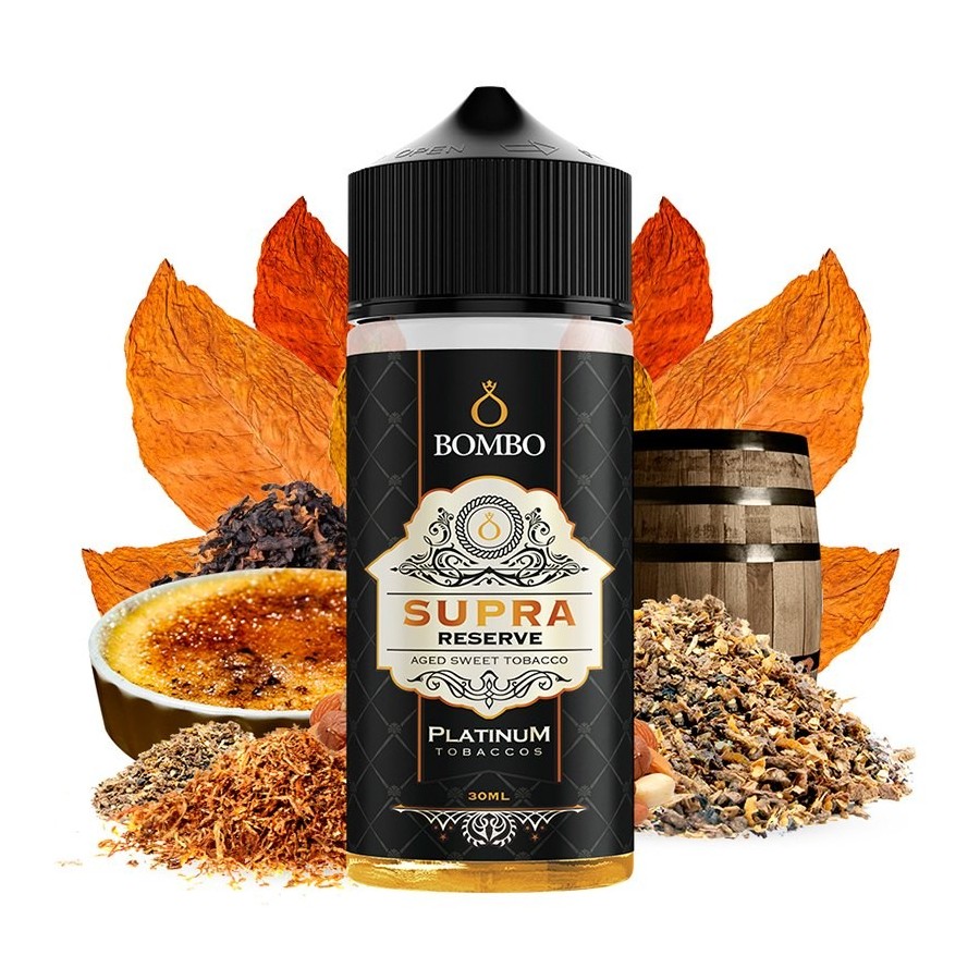 AROMA SUPRA RESERVE PLATINUM TOBACCOS 30ML/120ML LONGFILL BOMBO