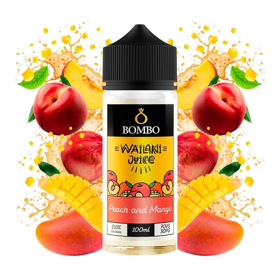 AROMA PEACH AND MANGO WAILANI 30ML/120ML LONGFILL BOMBO