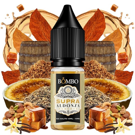 SUPRA ALDONZA RESERVE PLATINUM TOBACCOS NIC SALT 10ML 10MG BOMBO