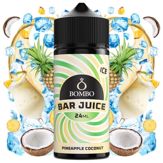 AROMA PINEAPPLE COCONUT ICE 24ML LONGFILL BOMBO BAR JUICE