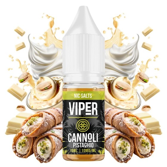 CANNOLI PISTACHIO 10MG NIC SALTS VIPER